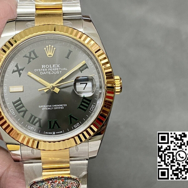 Rolex DateJust 41 126333 SS Clean Factory 1:1 Best Edition 904L Steel Gray Dial