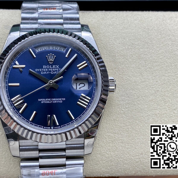 Rolex DayDate 228236 40mm GM Factory 1:1 Best Edition Blue Dial