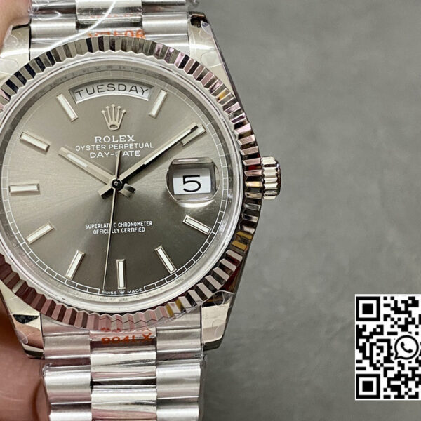 Rolex DayDate 228236 40mm GM Factory 1:1 Best Edition Gray Dial