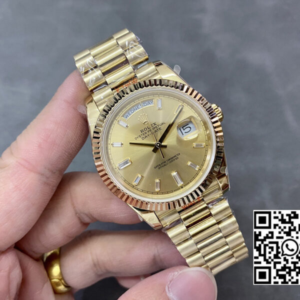 Rolex DayDate 228238 40mm YG GM Factory 1:1 Best Edition YG Dial