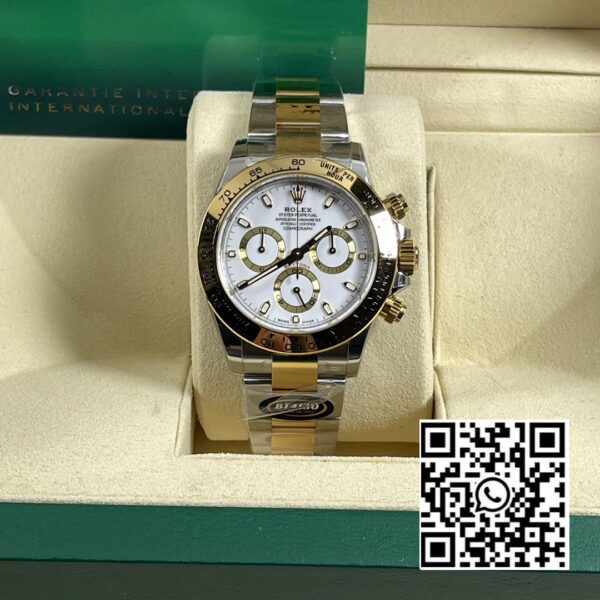 Rolex Daytona 116503 BT Factory 1:1 Best Edition 904L SS Case and Bracelet White Dial