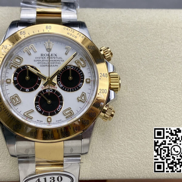 Rolex Daytona 116503 SS/YG Clean Factory 1:1 Best Edition White Dial