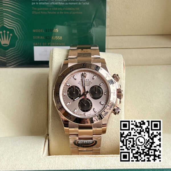 Rolex Daytona 116505 BT Factory 1:1 Best Edition RG Crystal Dial