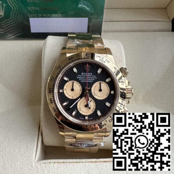 Rolex Daytona 116508 BT Factory 1:1 Best Edition Black/YG Dial