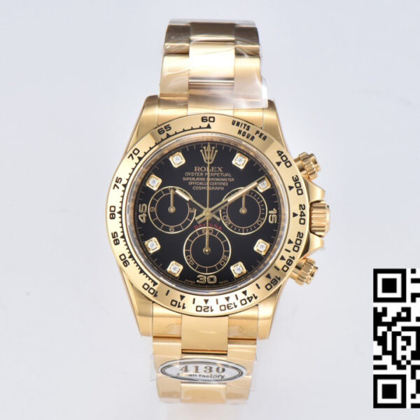 Rolex Daytona 116508 Clean Factory 1:1 Best Edition 904L Steel Black Dial