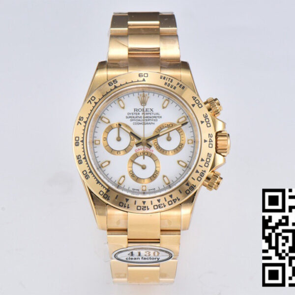 Rolex Daytona 116508 YG Clean Factory 1:1 Best Edition MOP Diamonds Dial