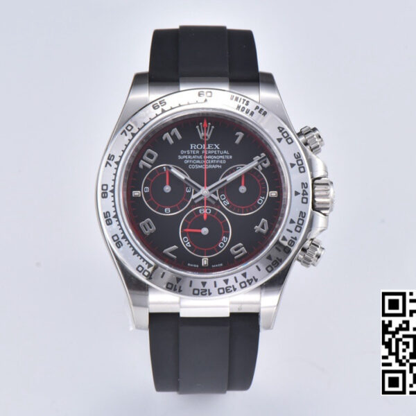 Rolex Daytona 116509 Clean Factory 1:1 Best Edition 904L SS Case Black Dial