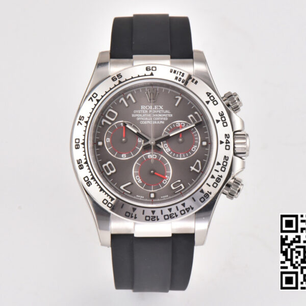 Rolex Daytona 116509 Clean Factory 1:1 Best Edition 904L SS Case Gray Dial
