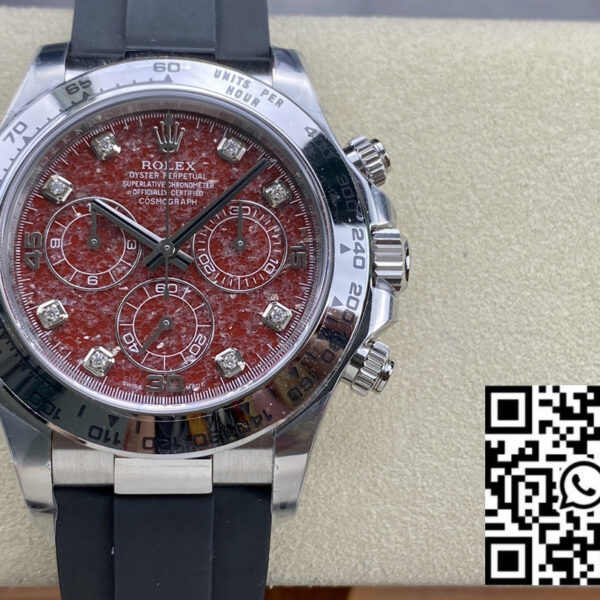 Rolex Daytona 116519 Clean Factory 1:1 Best Edition 904L SS Case and Bracelet Red Sodalite Dial