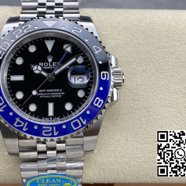 Rolex GMT-Master II 126710 BLNR 904L Steel Clean Factory 1:1 Best Edition on Jubilee Bracelet DD3285