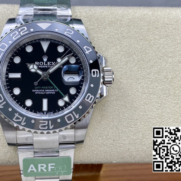 Rolex GMT-Master II 126710 GRNR Black/Gray Ceramic 904L Steel ARF Factory 1:1 Best Edition SH3285 CHS