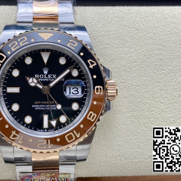 Rolex GMT-Master II 126711 CHNR Black/Brown Ceramic Clean Factory 1:1 Best Edition DD3285 CHS