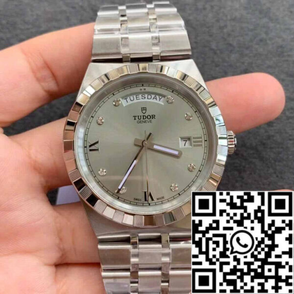 Replica Tudor Royal M28600-0002 Day Date V7 Factory Diamond Dial