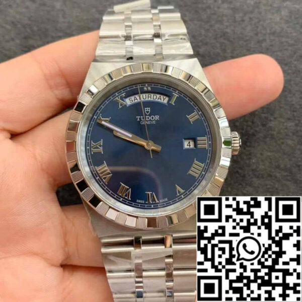 Replica Tudor Royal M28600-0005 day date V7 Factory Blue Dial