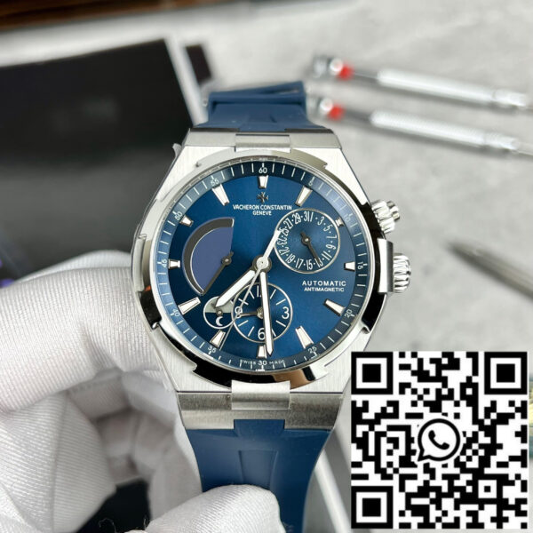 Vacheron Constantin Overseas 47450/000W-9511 TWA Factory 1:1 Best Edition Blue Dial Rubber Strap