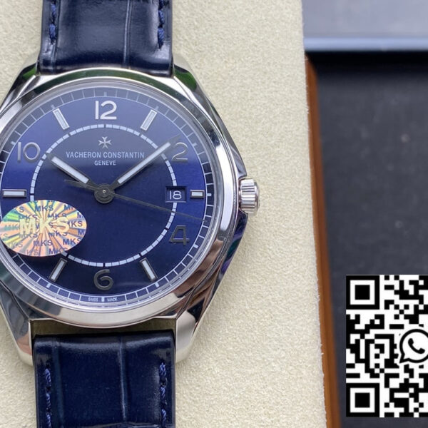Vacheron Constantin Fiftysix 4600E/000A-B487 Blue Dial Silver Case 1:1 Best Clone