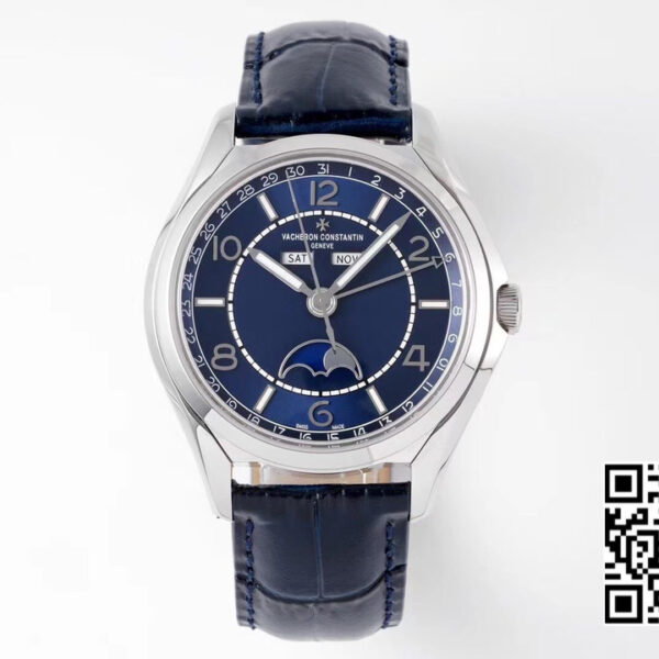 Vacheron Constantin Fiftysix Complete Calendar 4000E/000A-B548 SS 40mm ZF Factory 1:1 Best Edition Blue Dial