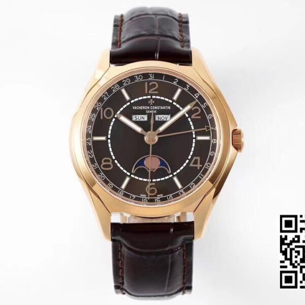Vacheron Constantin Fiftysix Complete Calendar 4000E/000R-B065 RG 40mm ZF Factory 1:1 Best Edition Brorn Dial