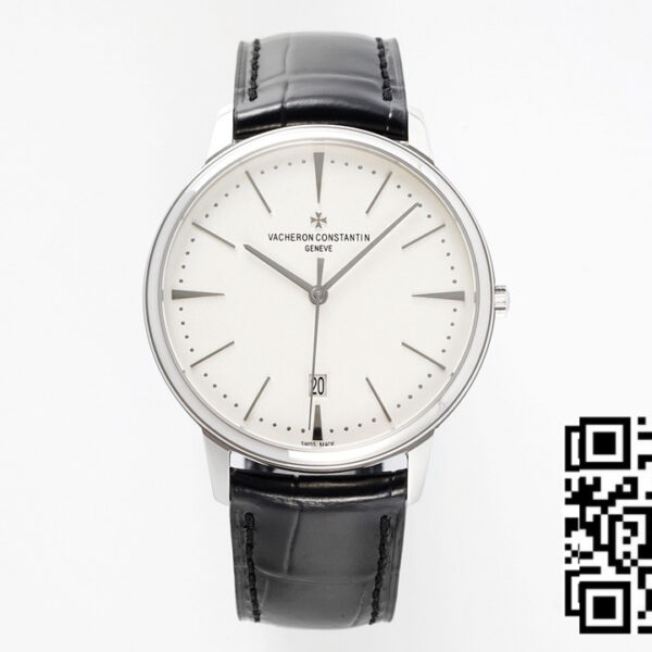 Vacheron Constantin Patrimony Date 85180/000G-9230 SS PPF Factory 1:1 Best Edition White Dial