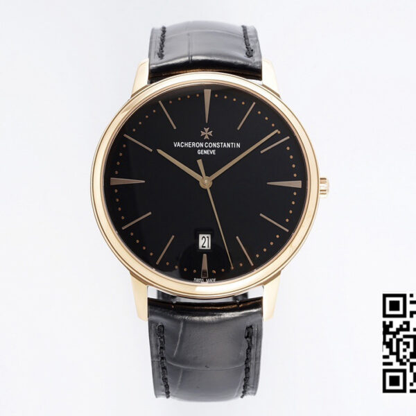 Vacheron Constantin Patrimony Date 85180/000R-9166 RG PPF Factory 1:1 Best Edition Black Dial
