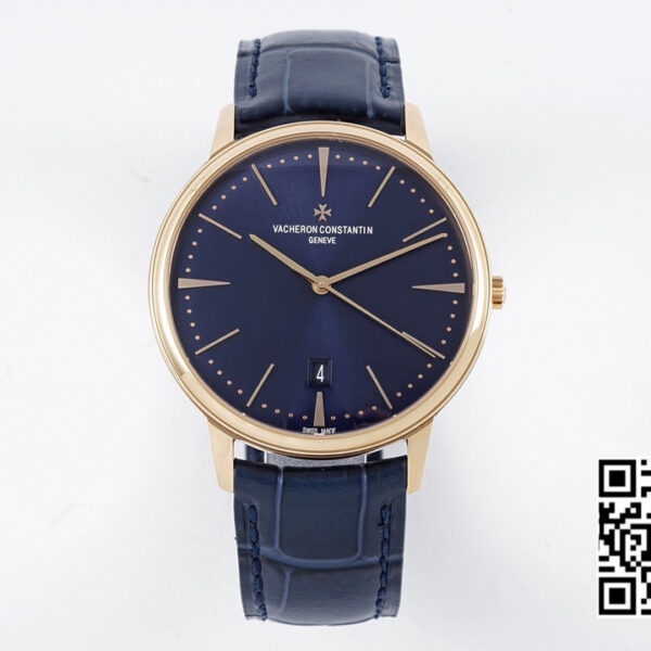 Vacheron Constantin Patrimony Date 85180/000R-9166 RG PPF Factory 1:1 Best Edition Blue Dial