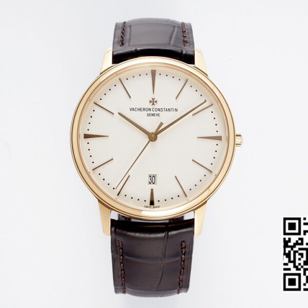 Vacheron Constantin Patrimony Date 85180/000R-9248 RG PPF Factory 1:1 Best Edition White Dial