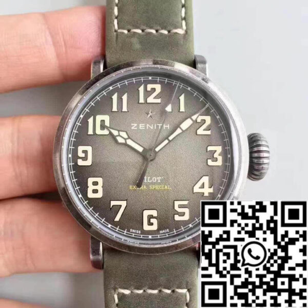 Zenith Pilot 11.1943.679/63.C800 XF Factory 1:1 Best Edition Swiss ETA9015